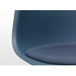 Vitra Eames DSR tuoli, sea blue - kromi - sea blue/t.harmaa pehmuste