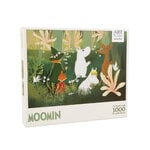 Barbo Toys Moomin Art Puzzle palapeli, 1000 palaa, vihreä, tuotteen lisäkuva