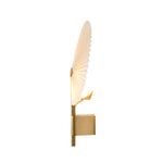 Gejst Liris wall lamp, brass, view 4