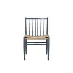 FDB Møbler J80 stol, blågrå - papperssnöre
