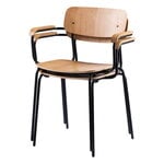 FDB Møbler J183 Holmen chair with armrests, oak veneer, extra image