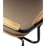 FDB Møbler J183 Holmen chair with armrests, oak veneer - Grain Taupe, extra image