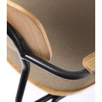 FDB Møbler J183 Holmen chair with armrests, oak veneer - Grain Taupe, extra image