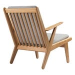 FDB Møbler J53 easy chair, oak - Cosmo 30 light grey, extra image