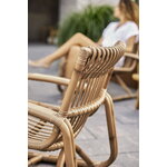 Cane-line Curve lounge chair, natural
