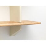 Vitra Rayonnage Mural shelf, Prouvé Blanc Colombe - oak