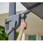 Cane-line Hyde Luxe aurinkovarjo, kallistettava, antrasiitti - betoni