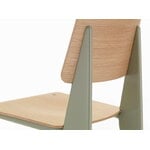 Vitra Standard Stuhl, Prouvé Gris Vermeer - Eiche