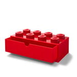 Room Copenhagen Lego Desk Drawer 8 säilytyslaatikko, kirkkaanpunainen