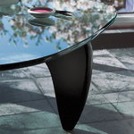 Vitra Tavolino Noguchi, frassino nero