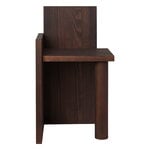 Ferm Living Uta Piece side table/stool, dark oiled pinewood