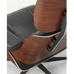 Vitra Eames Lounge Chair, classic koko, palisanteri - musta nahka