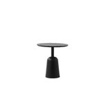Normann Copenhagen Turn side table 55 cm, black