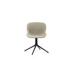 Normann Copenhagen Hyg chair, swivel, black - Main Line Flax 20