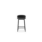 Normann Copenhagen Hyg bar stool, 65 cm, black - black leather Ultra