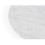 Normann Copenhagen Lunar sohvapöytä, 70 cm, alumiini - valkoinen marmori