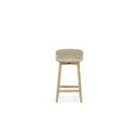 Normann Copenhagen Hyg bar stool, 65 cm, oak - Main Line Flax 20