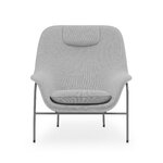 Normann Copenhagen Drape lounge chair, headr., Hallingdal 110 - grey