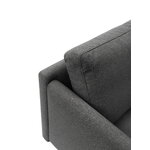 Normann Copenhagen Rar sofa, 3-seater, Re-born dark grey