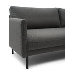 Normann Copenhagen Rar 2-seater sofa, Re-born dark grey