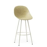 Normann Copenhagen Mat bar chair, 75 cm, cream steel - hemp