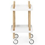 Normann Copenhagen Block rullbord, vit