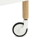 Normann Copenhagen Block table trolley, white