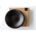 Vaidava Ceramics Eclipse centrepiece bowl 38 cm, black