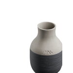 Kähler Omaggio Circulare Vase, 12,5 cm, Anthrazitgrau