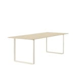 Muuto Table 70/70, 225 x 90 cm, chêne massif - sable