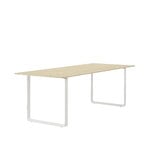 Muuto 70/70 pöytä, 225 x 90 cm, massiivitammi - valkoinen