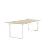 Muuto 70/70 pöytä, 255 x 108 cm, massiivitammi - valkoinen