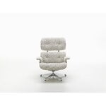 Vitra Eames Lounge Chair, uusi koko, Amer. cherry - Nubia cream/sand