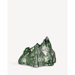 Kosta Boda The Rock ljuslykta, 91 mm, blågrön