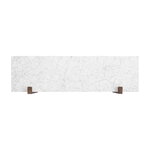 Audo Copenhagen Corbel shelf, large, dark stained oak - Carrara marble