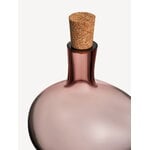 Kosta Boda Bod Flasche, 230 mm, Burgunderrot - Kork