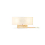 Audo Copenhagen Lampe de table Nonna, 30 cm, travertin sable - textile sable, image extra