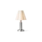 Audo Copenhagen Admiral Portable table lamp, chrome - linen, view 3