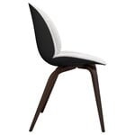 GUBI Beetle chair, smoked oak - black - Light Boucle 001