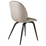 GUBI Beetle chair, smoked oak - beige - Light Boucle 004
