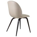 GUBI Chaise Beetle, chêne fumé - beige - Light Boucle 008