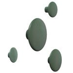 Muuto Dots Wood coat hook, dusty green