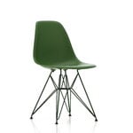 Vitra Eames DSR chair, forest RE - dark green