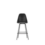 Vitra Tabouret en plastique Eames, moyenne, noir profond RE - basique foncé