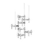 STOFF Copenhagen STOFF BMF candle holder, chrome, view 4