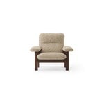 Audo Copenhagen Brasilia lounge chair, dark stained oak - Bouclé 02