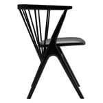 Sibast No 8 stol, svart - svart läder