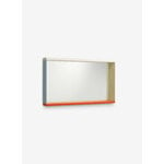 Vitra Miroir Colour Frame, moyen modèle, bleu - orange