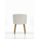 Vitra Mikado side chair, natural oak - Nubia 01 ivory/pearl