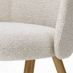 Vitra Chaise Mikado, chêne naturel - Nubia 01 ivoire/perle